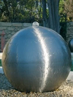 Edelstahlkugel Für Brunnen, Matt Gebürstet