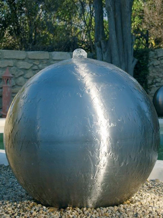 Edelstahlkugel Für Brunnen, Matt Gebürstet 1 Edelstahlkugel Für Brunnen, Matt Gebürstet