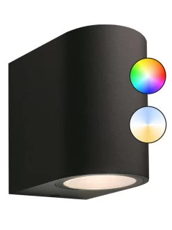 Smarter Wandstrahler 'Gilvus Schwarz Plus' Von Garden-Lights (Art.Nr. 3199011)