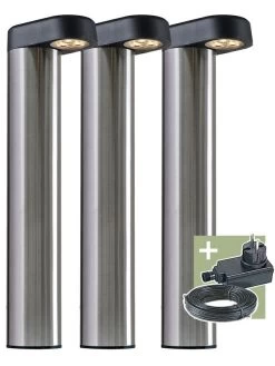 Gartenleuchten Komplettset 'Arvid' Von Ludeco (Art.Nr. PL1033)