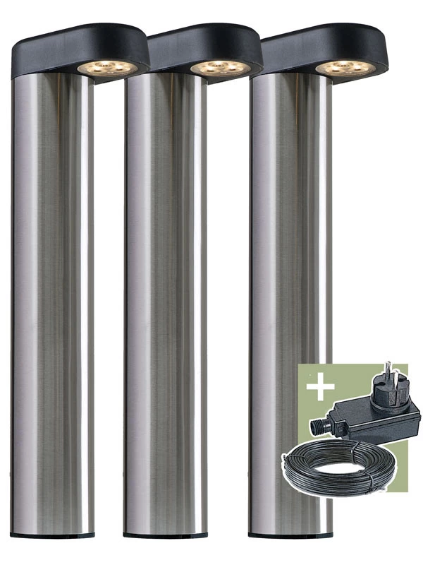 Gartenleuchten Komplettset 'Arvid' Von Ludeco (Art.Nr. PL1033) 1 Gartenleuchten Komplettset 'Arvid' Von Ludeco (Art.Nr. PL1033)