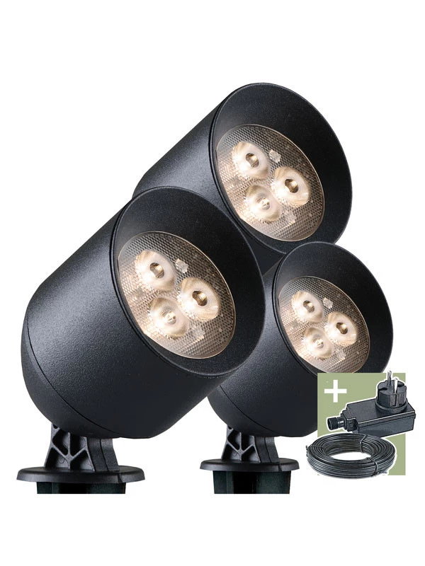 Spotstrahler Komplettset 'Laros' Von Ludeco (Art.Nr. PL3003) 1 Spotstrahler Komplettset 'Laros' Von Ludeco (Art.Nr. PL3003)