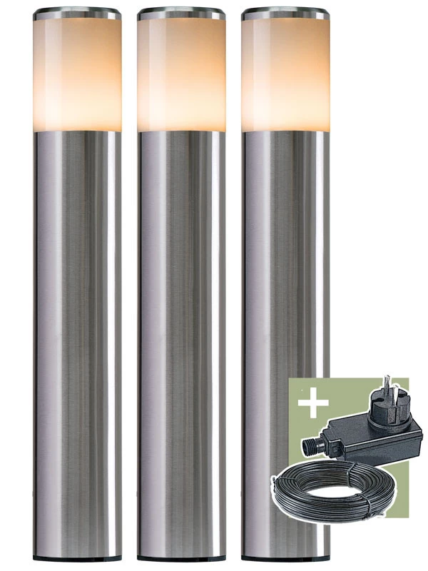 Gartenleuchten Komplettset 'Sten' Von Ludeco (Art.Nr. PL1013) 1 Gartenleuchten Komplettset 'Sten' Von Ludeco (Art.Nr. PL1013)