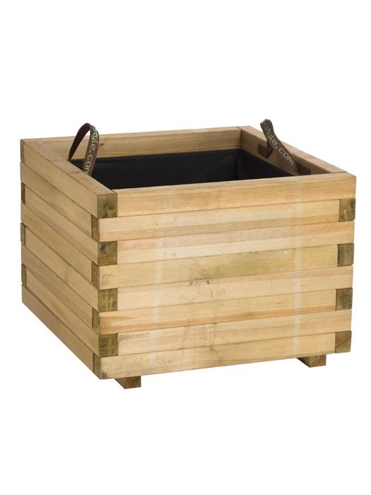 Holz-Pflanzkübel 1 Holz-Pflanzkübel