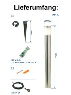 Gartenleuchte 'Atila' Von Garden-Lights (Art.Nr. 4025601) -Gartengrün -Pflanze attila 3 76124 2 1280x1280
