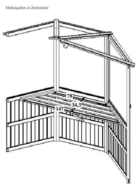 Gewächshaus 'Madeira' (Art.Nr.P380/51) 3 Gewächshaus 'Madeira' (Art.Nr.P380/51) – Bild 3