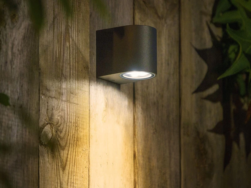 Smarter Wandstrahler 'Gilvus Schwarz Plus' Von Garden-Lights (Art.Nr. 3199011) 2 Smarter Wandstrahler 'Gilvus Schwarz Plus' Von Garden-Lights (Art.Nr. 3199011) – Bild 2