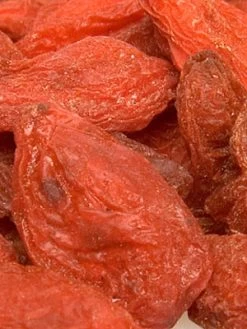 Goji-Beere, Wolfsbeere, (Lycium Barbarum) 9 Goji-Beere, Wolfsbeere, (Lycium Barbarum) -Gartengrün -Pflanze goji getrocknet 1280x1280