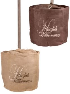 Jute-Übertopf "Herzlich Willkommen" -Gartengrün -Pflanze uebertopf herzlich willkommen 1280x1280