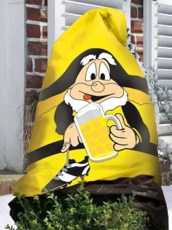 Winterschutz Vlieshaube "schwarz-gelb" (Art.Nr. Vi29135)